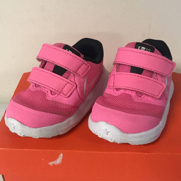 Nike Kids Star Runner 2 (TDV) Sneaker, Pink, Size 4c - FLOOR MODELS - Picture 3 of 7